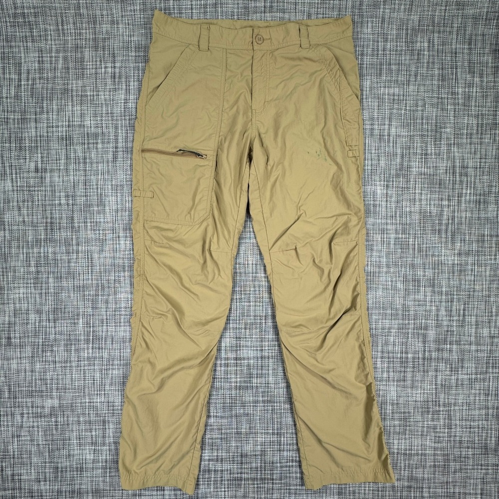 Columbia PFG Men's Blood and Guts Pants 34x32 Tan Fishing Hiking Ripstop Cargo